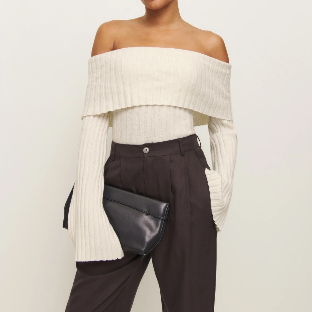 Reformation Lana Cashmere Blend Sweater